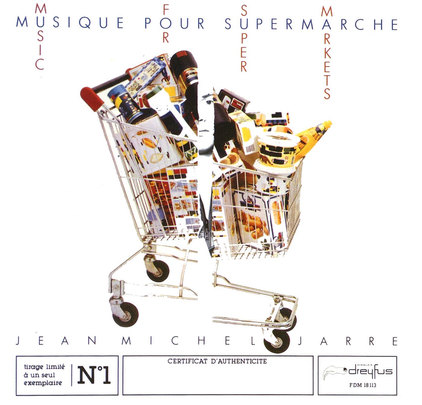 Jean Michel Jarre — Music for supermarkets. Story behind one-copy album |  by George Palladev | 12edit | Medium