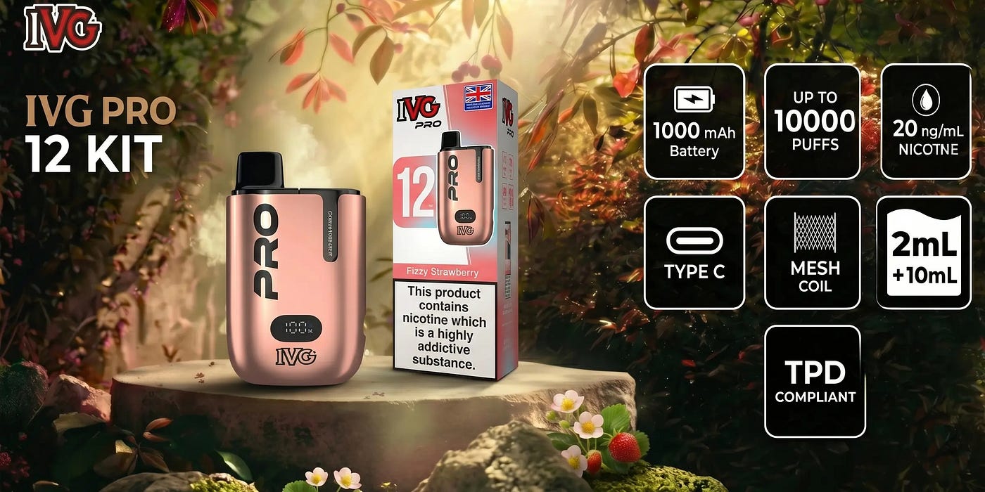 IVG Pro 12 — The Next Generation Big Puff Vape Kit