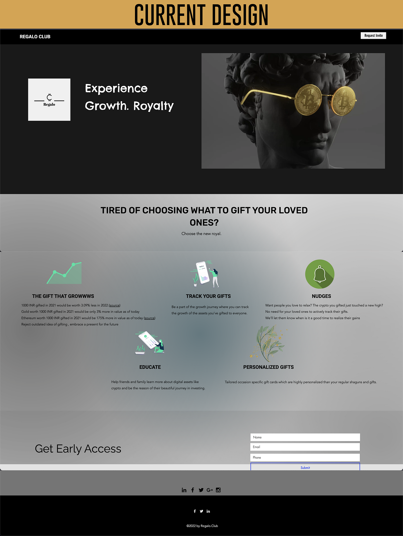 Redesigning the landing page of a startup at the POC stage. | by Kumar  Siddharth | Bootcamp | Medium