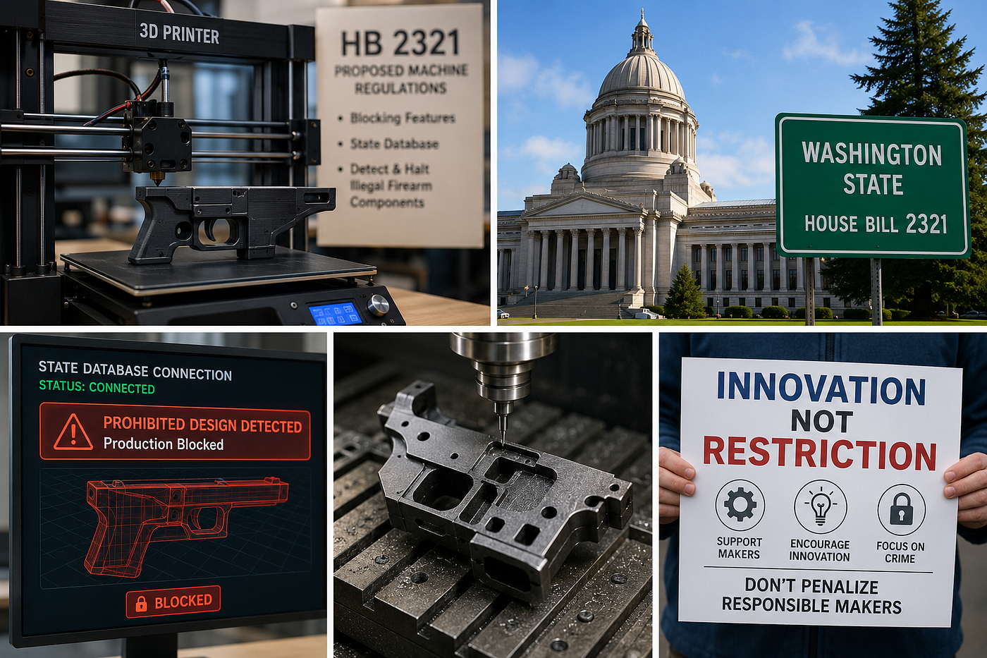 Washington’s Proposed 3D Printer and CNC Regulations: Balancing Public Safety and Innovation