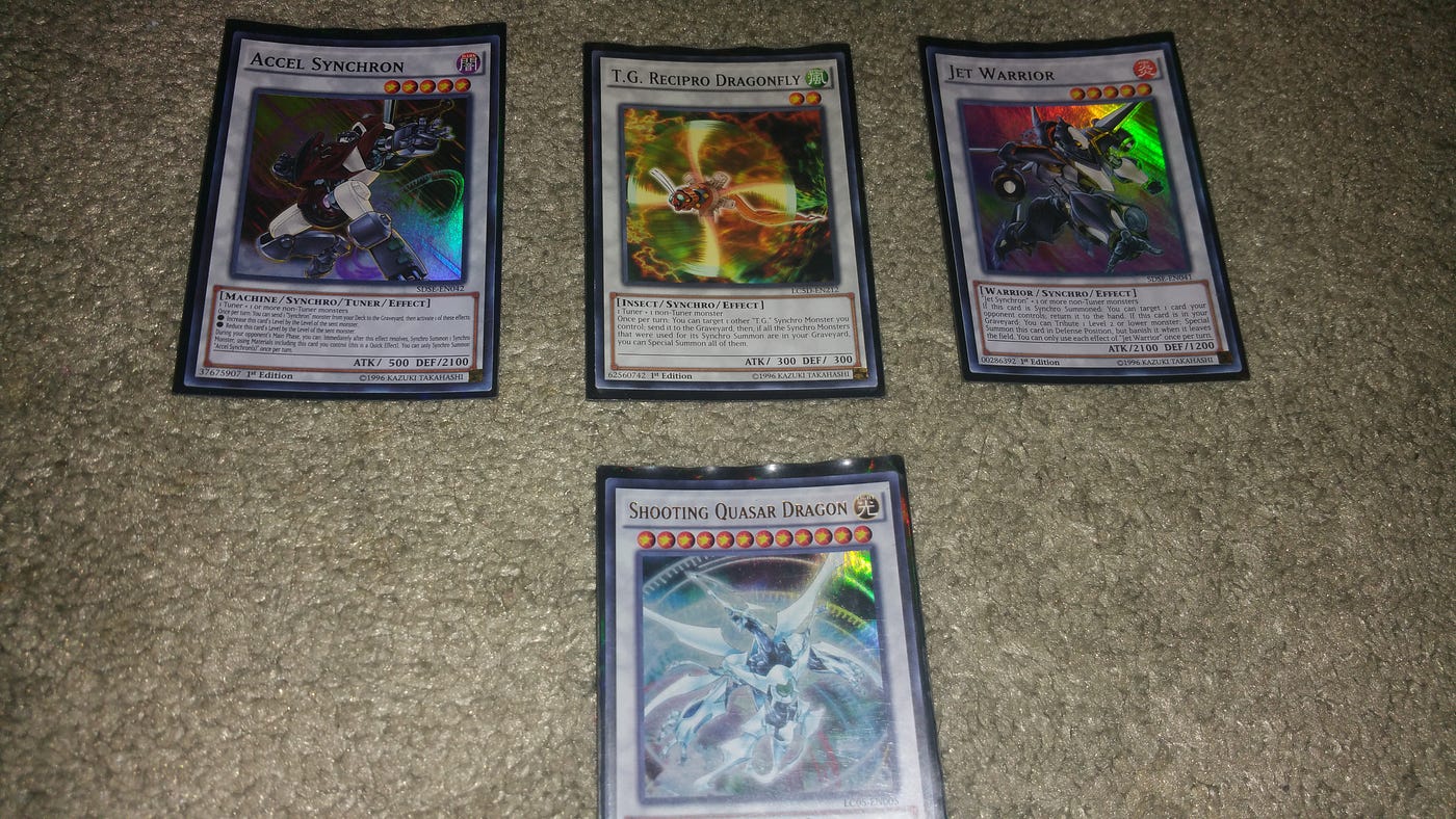 Synchro what now?  Yami Yugi. My Synchro deck overview and miniature |  by Arthur McDowell | Medium