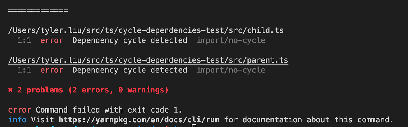 Get rid of TypeScript cycle dependencies | by Tyler Liu | Medium