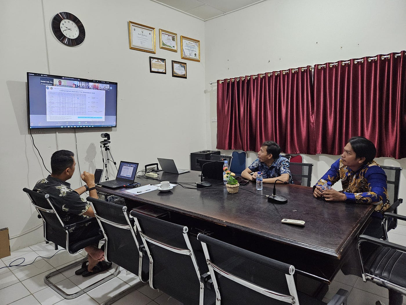 Monitoring dan Evaluasi PTSL (Pendaftaran Tanah Sistematis Lengkap) bersama dengan Direktorat…