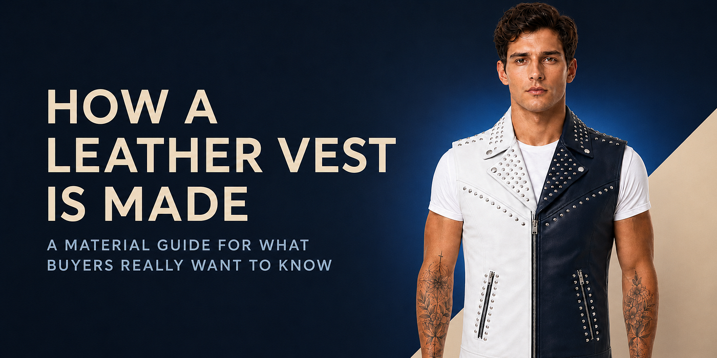 How a Leather Vest Is Made - A Material Guide for What Buyers Really Want to Know