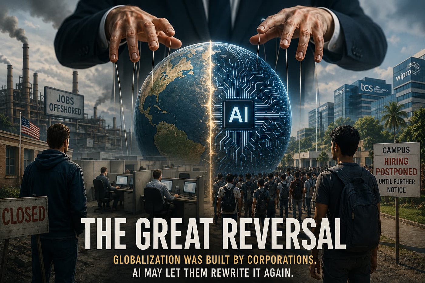 The Great Reversal: How AI Could Rewrite Globalization and Leave Workers Behind