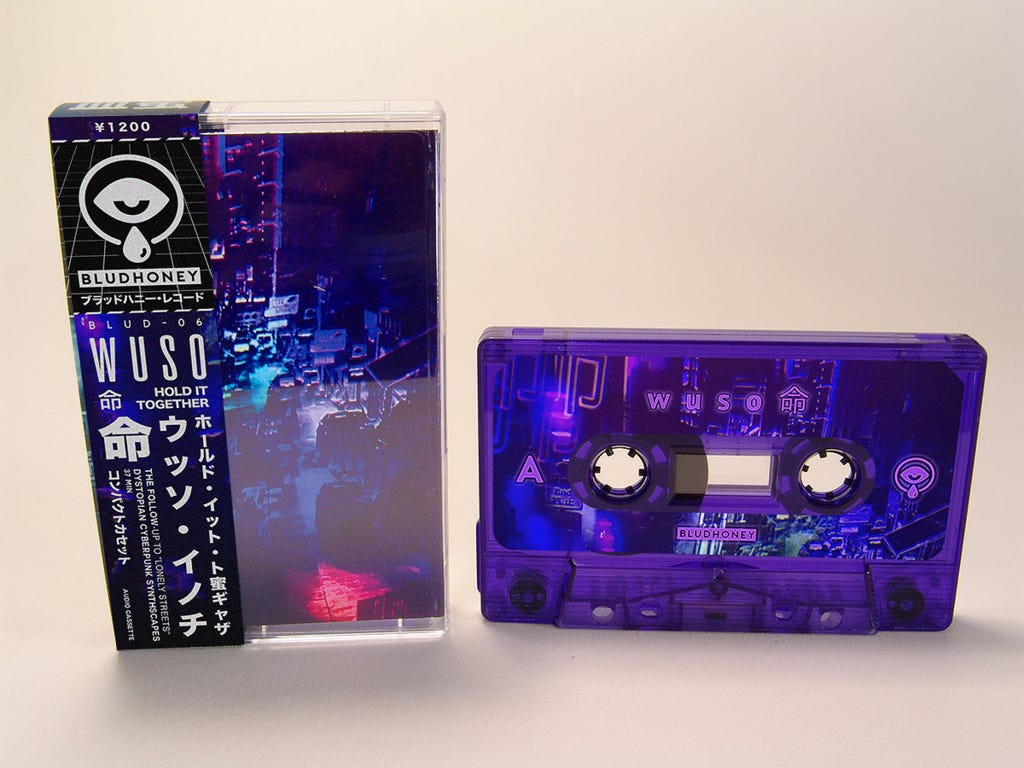 Vaporwave Cassette Obi Culture. This is a translation of the