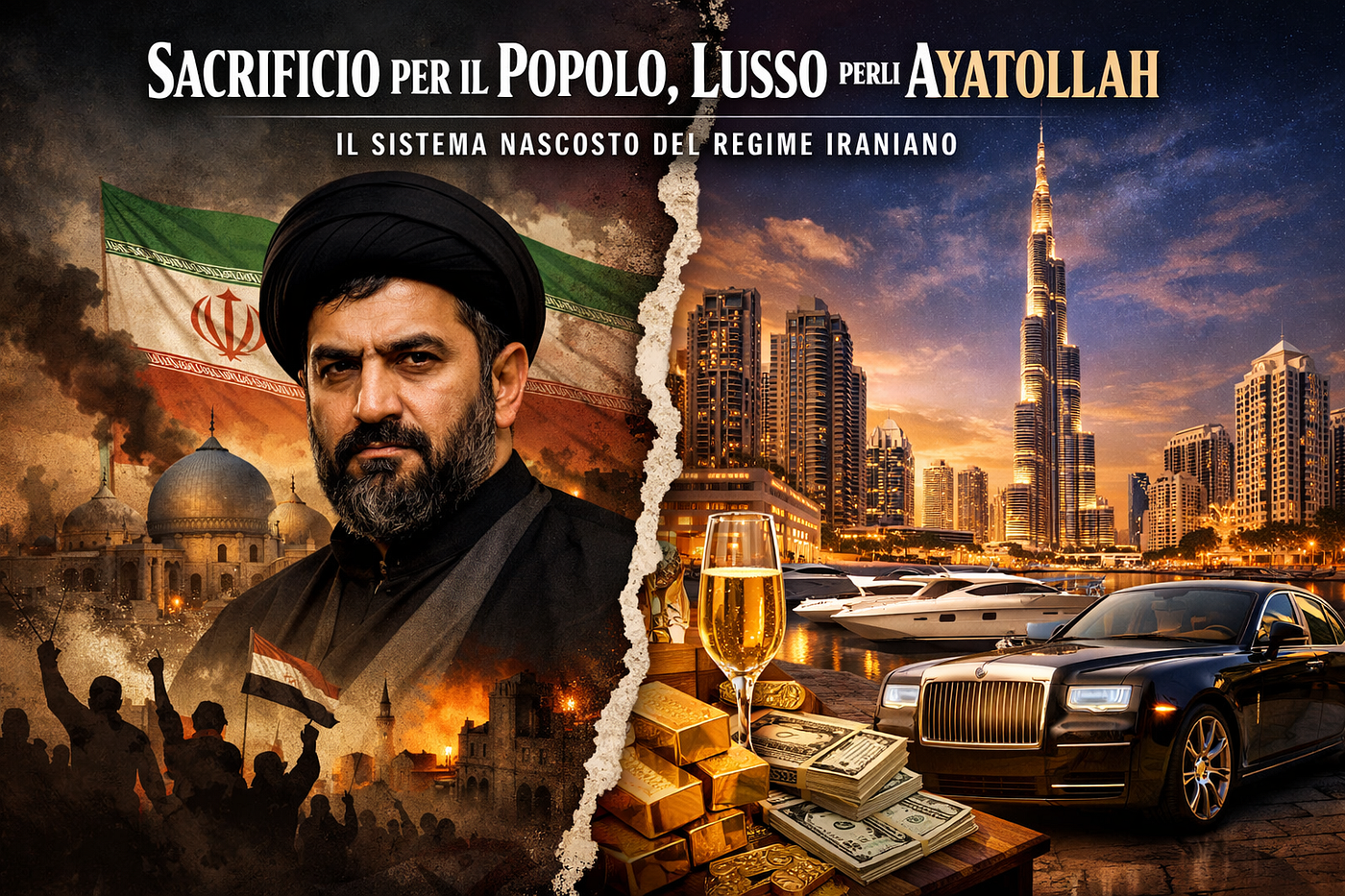 Sacrificio per il popolo, lusso per gli Ayatollah (Mojtaba Khamenei)