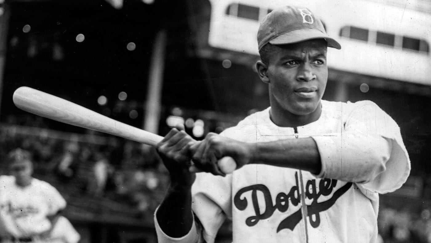 A Metal Cap and Making History. Jackie Robinson's 1947 Brooklyn Dodgers…, by Riley Poole