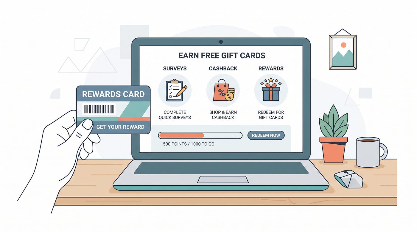 How to Get Free Gift Cards Without Getting Scammed