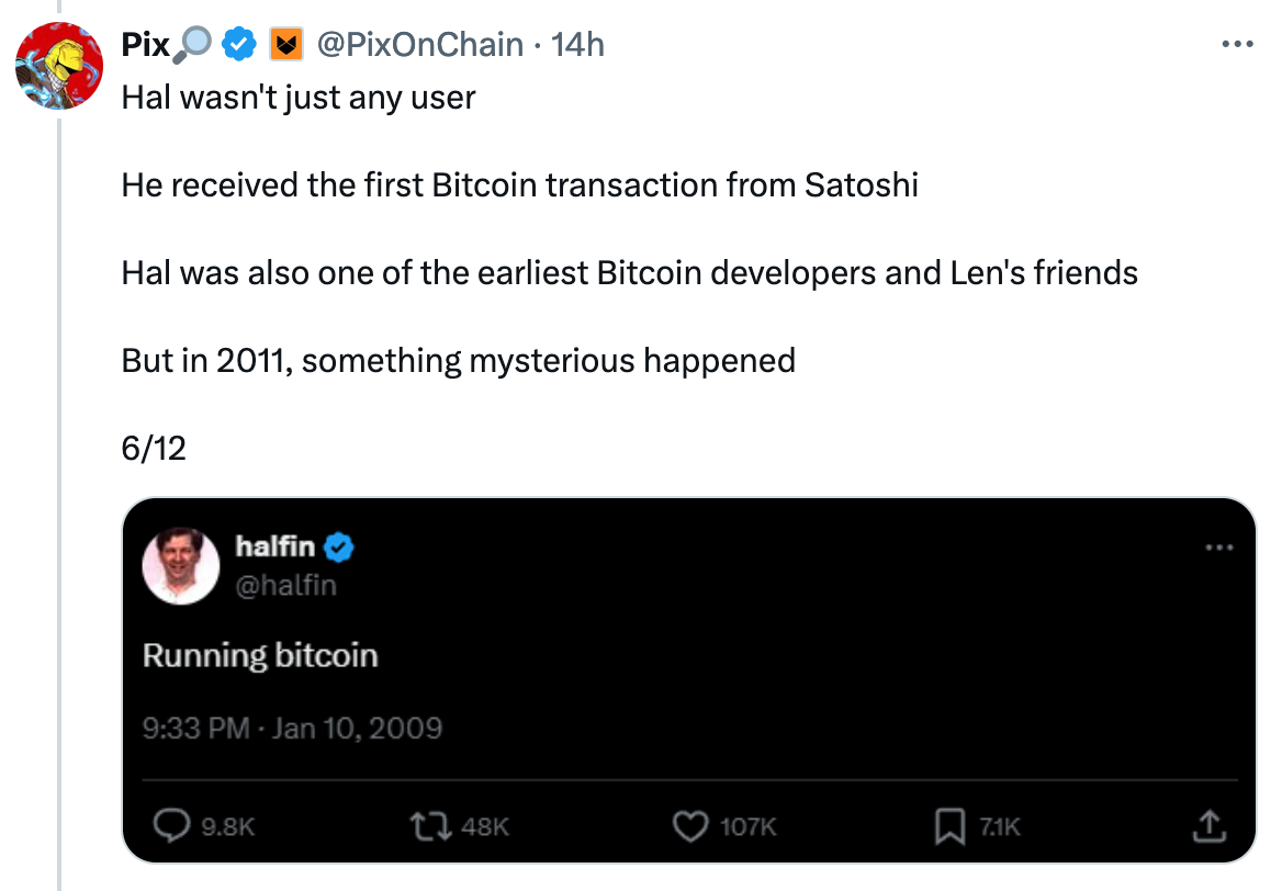 The Real Satoshi?. I found an interesting Twitter thread… | by Prof Bill  Buchanan OBE FRSE | Medium