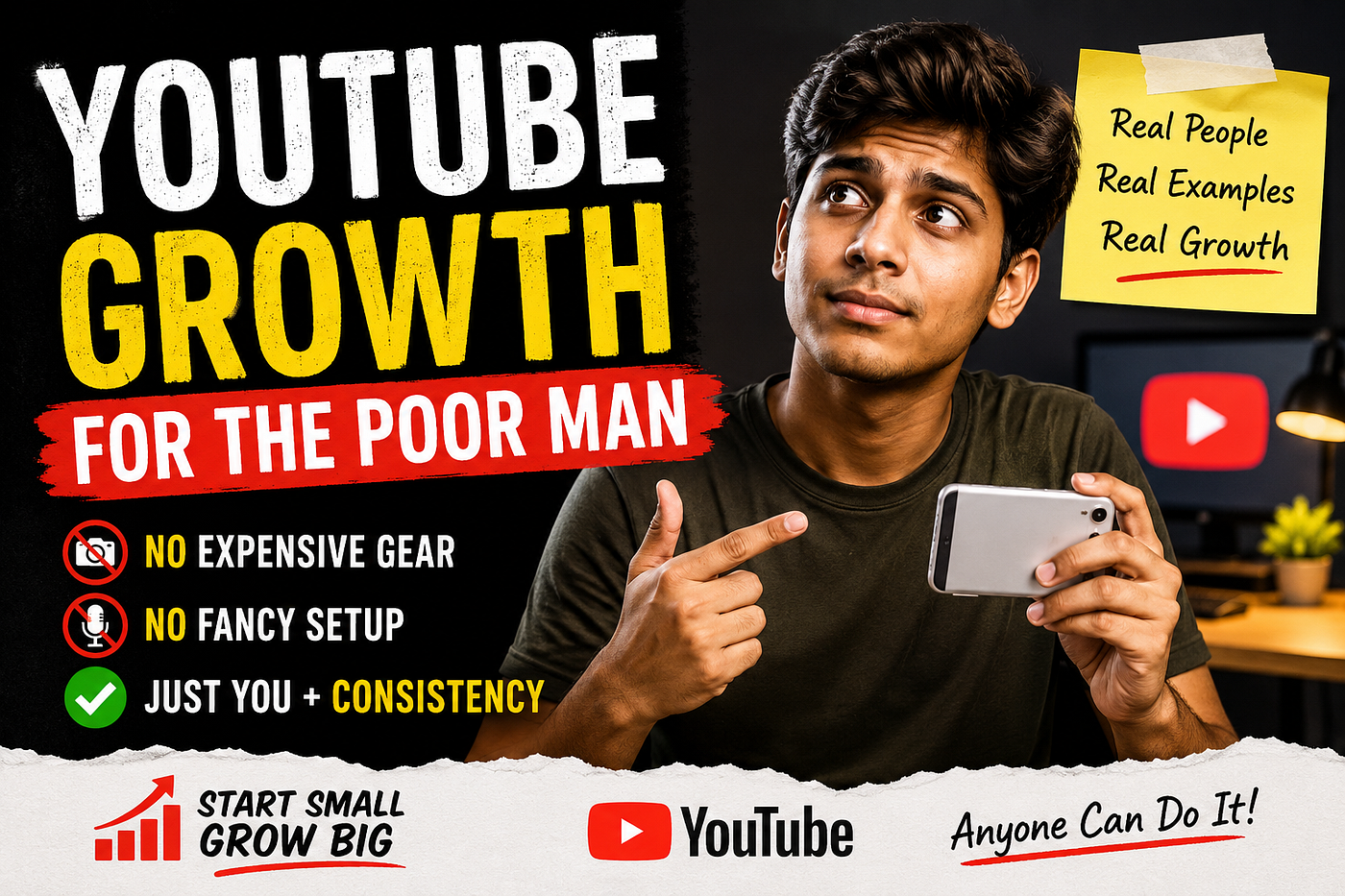 YouTube Growth for the Poor Man: I Wish Someone Had Told Me This Before I Started