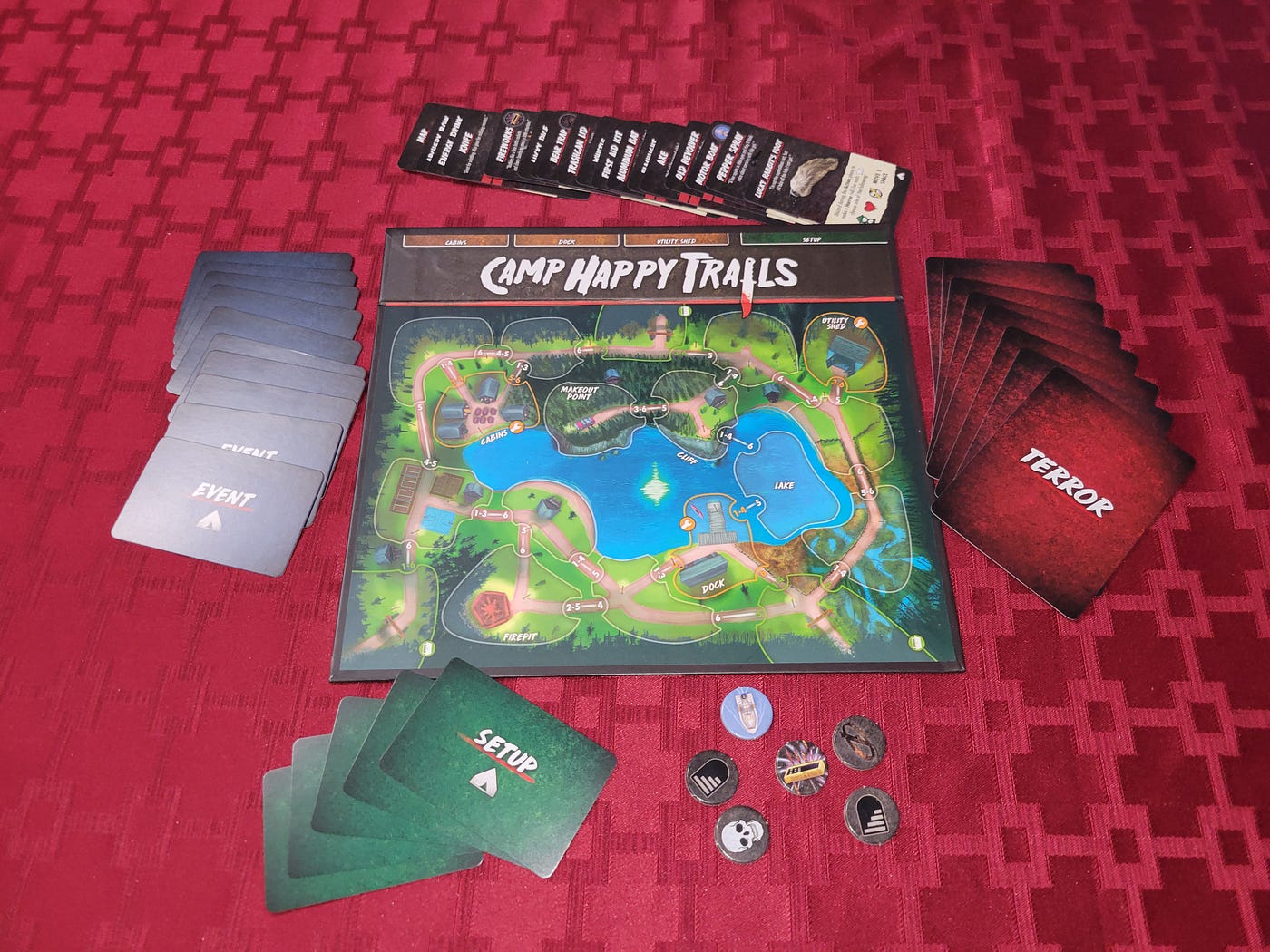 Van Ryder Games | Final Girl Season 1 Happy Trails Horror Thematic Game in English for age 14+ | Dice Rolling Hand Management Solo Game | Horror