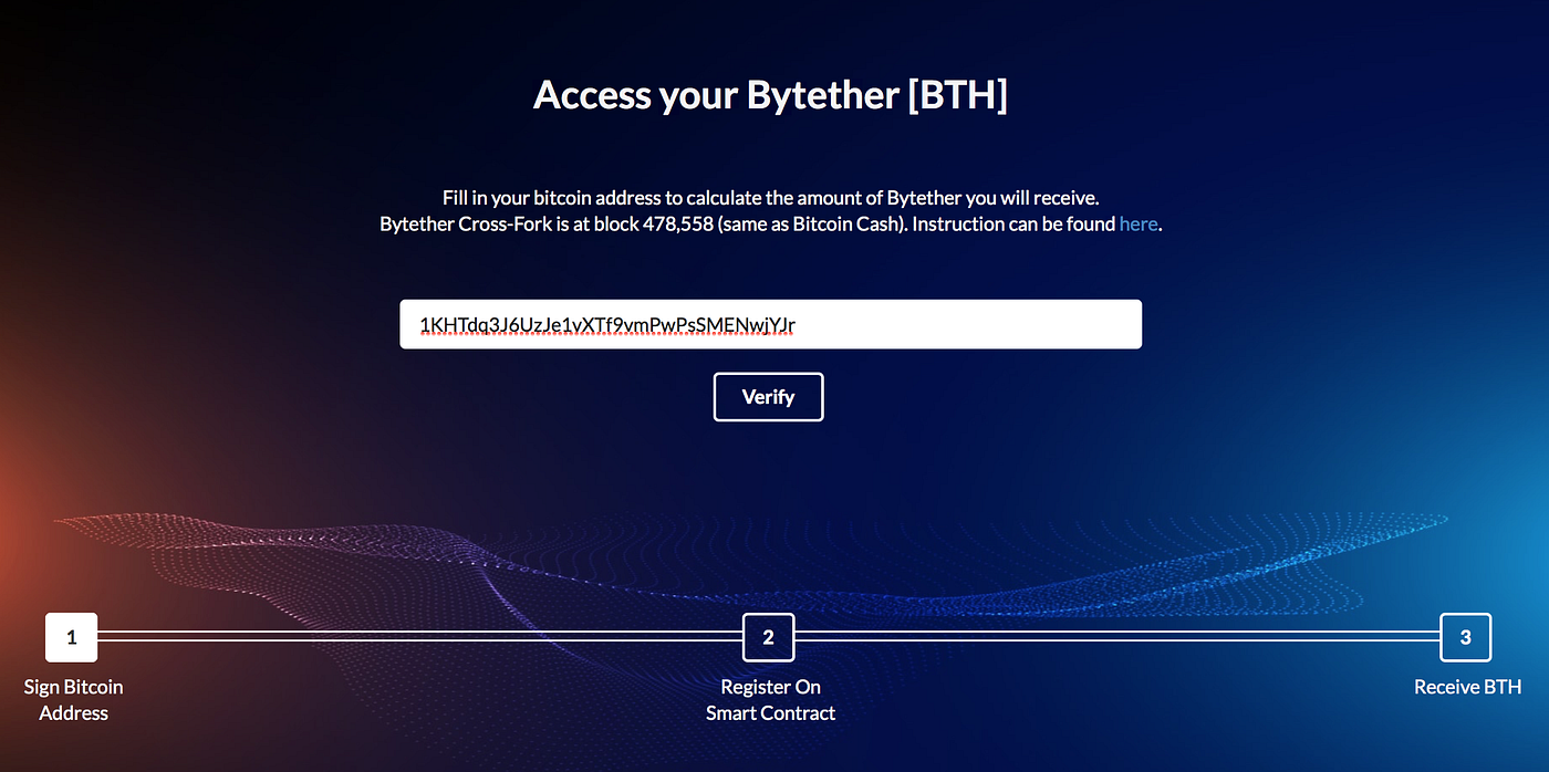 How to access your BTH?. BTH is created by cross-forking bitcoin… | by  Bytether | Medium