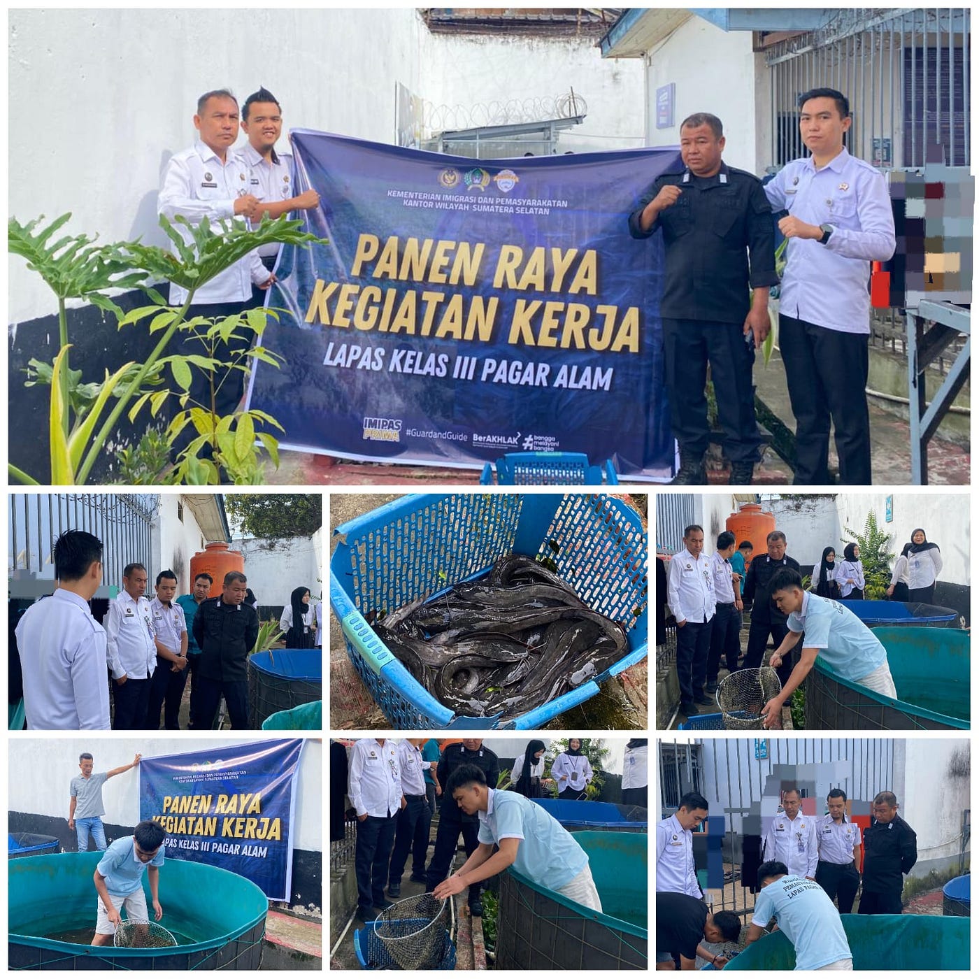Dari Kolam ke Kemanusiaan: Panen Raya Lapas Pagar Alam Bantu Korban Bencana