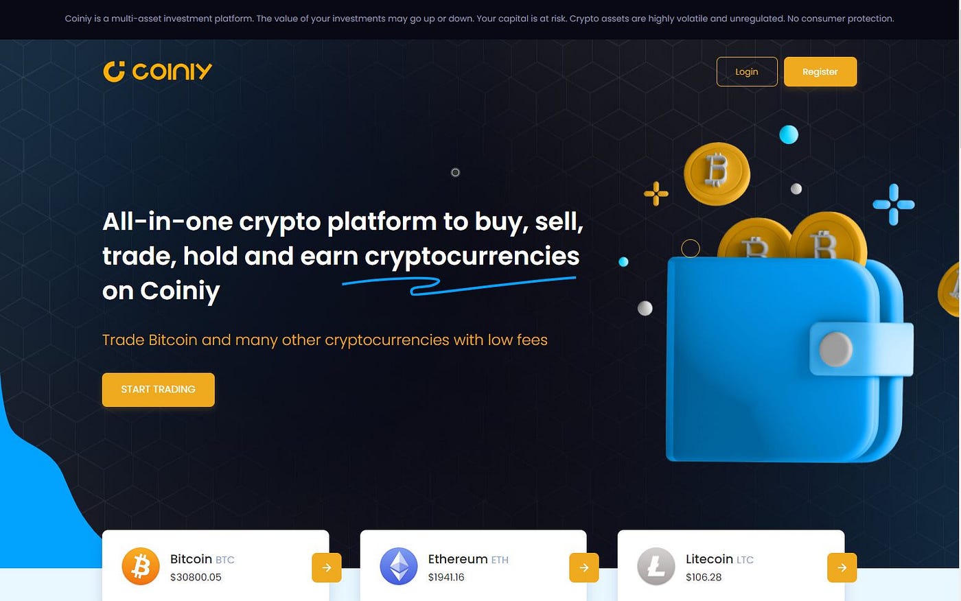 Coiniy.com: Your All-in-One Crypto Exchange for Secure Trading and  Investment | by Debbie Jensen | Medium