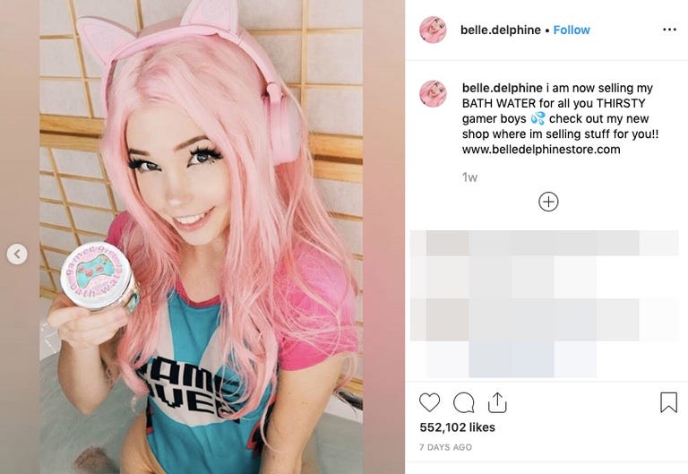 Belle Delphine, Influencers and niche audience insanity in 2019