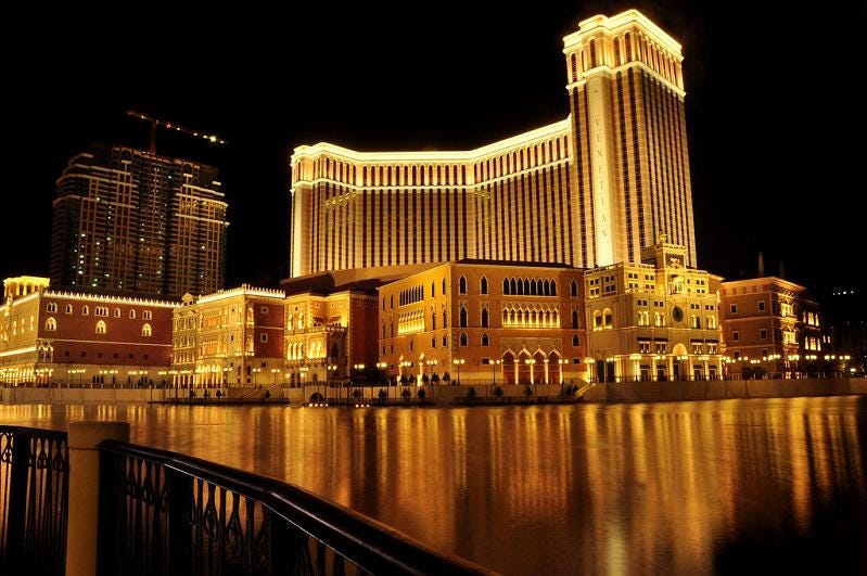 The Venetian Macau: o maior cassino do mundo