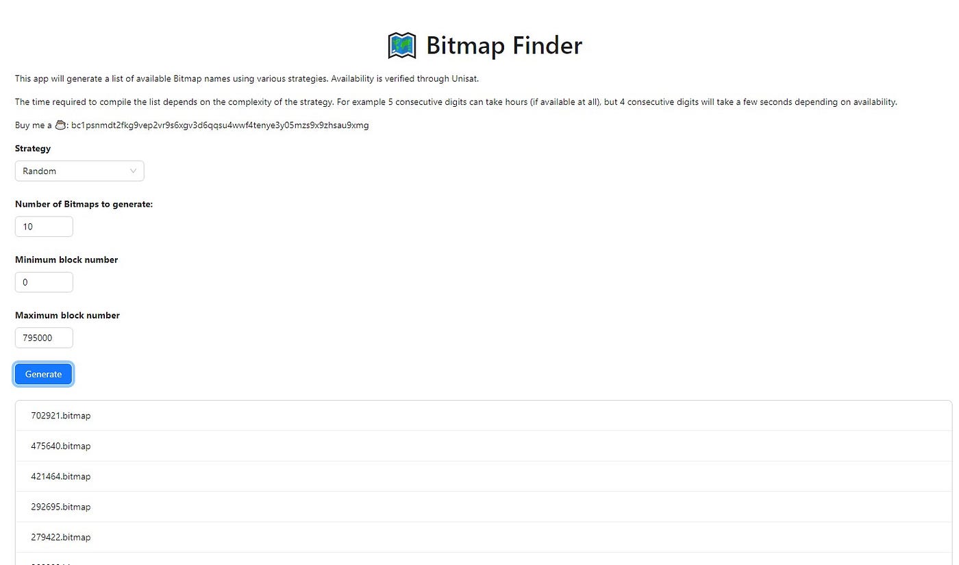 The Simple Guide to Finding and Inscribing Available .Bitmap Addresses (The  easy way!) | by Ordinal Labs | Medium