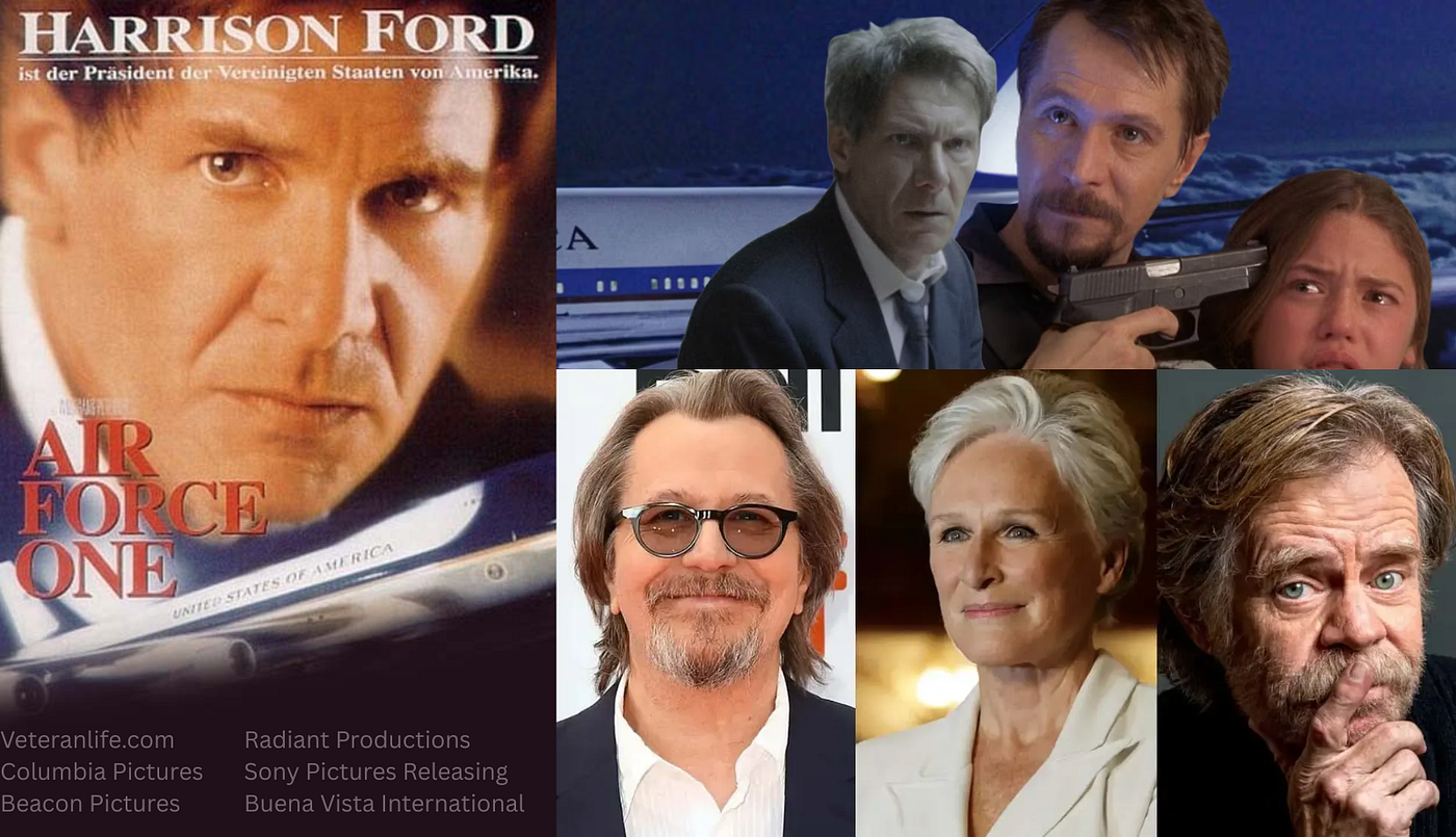 Air Force One (1997) TRAILER REVIEW: Harrison Ford, Gary Oldman, Glenn Close, Wendy Crewson, Liesel…