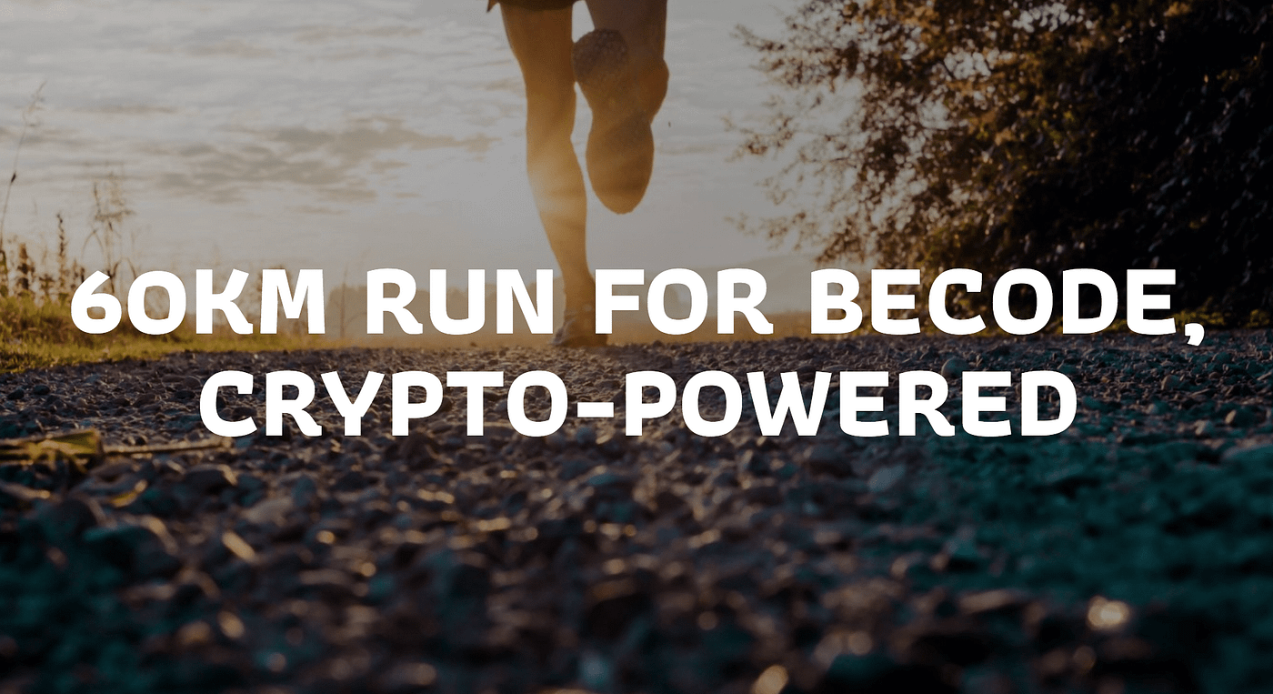 A crypto charity fundraising on Ethereum, with a 60KM ultra-run STRAVA GPS  Oracle | by Thomas Vanderstraeten | Medium