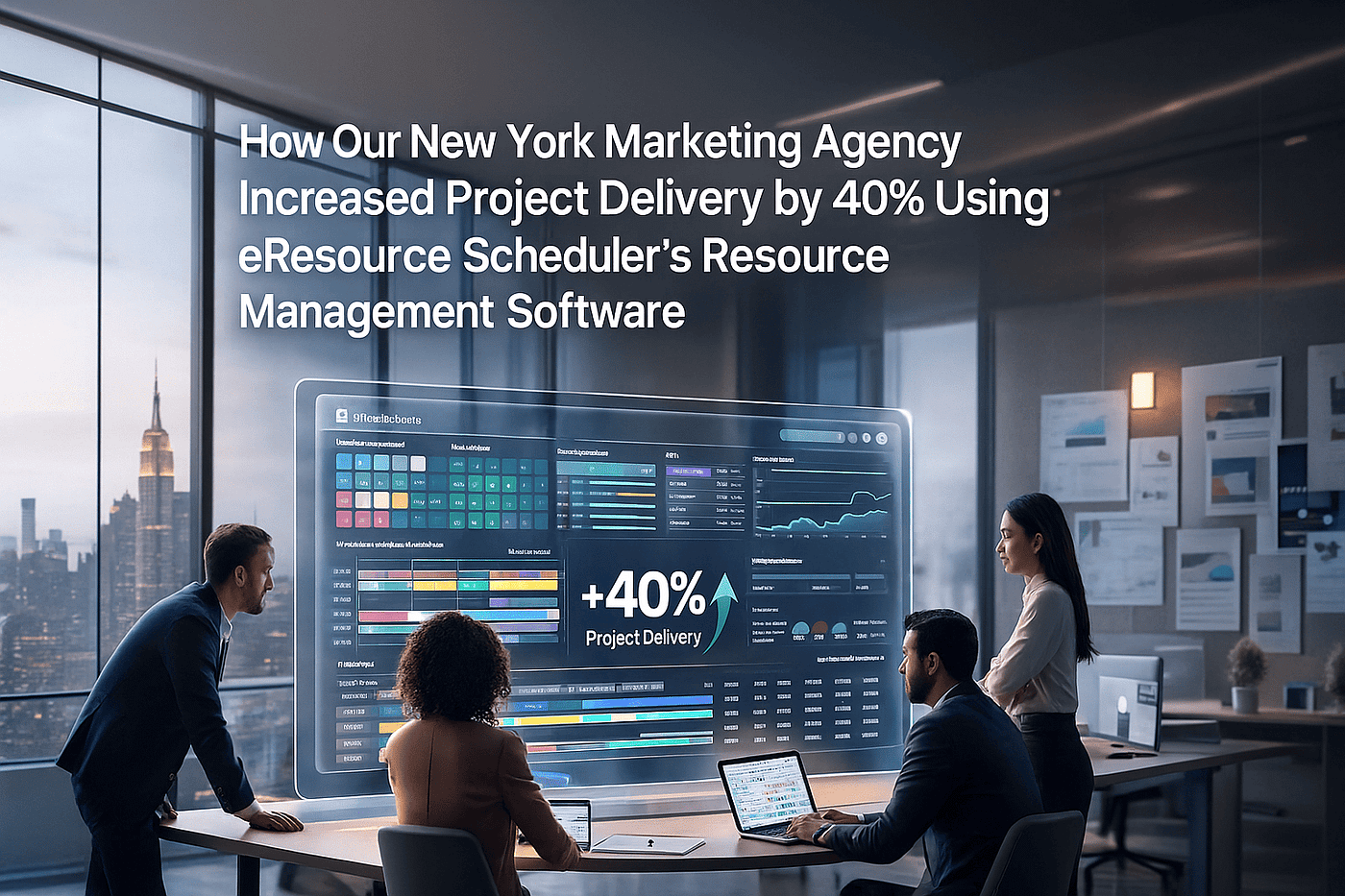 How Our New York Marketing Agency Increased Project Delivery by 40% Using eResource Scheduler’s…