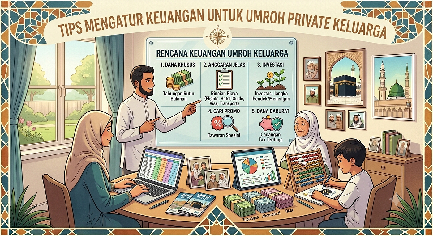 Tips Mengatur Keuangan untuk Umroh Private Keluarga