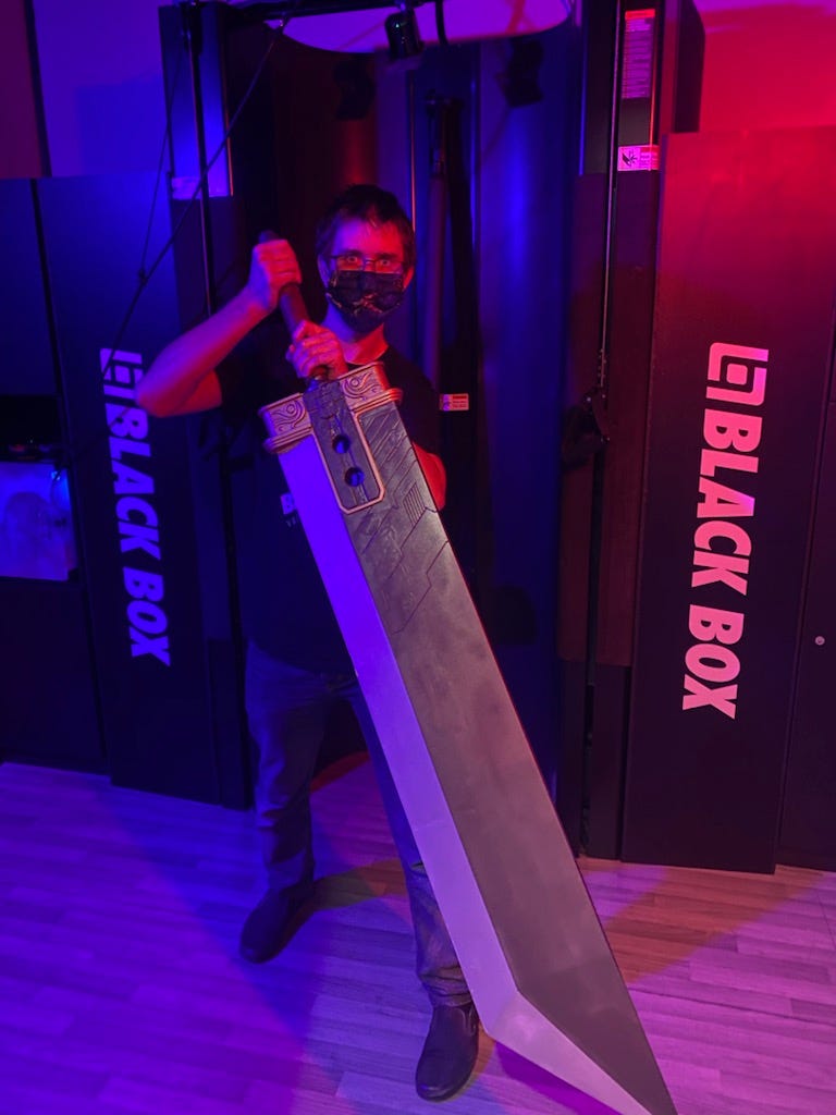 3D Printed Buster Sword. After Shelter-In-Place started, I…, by monofuel