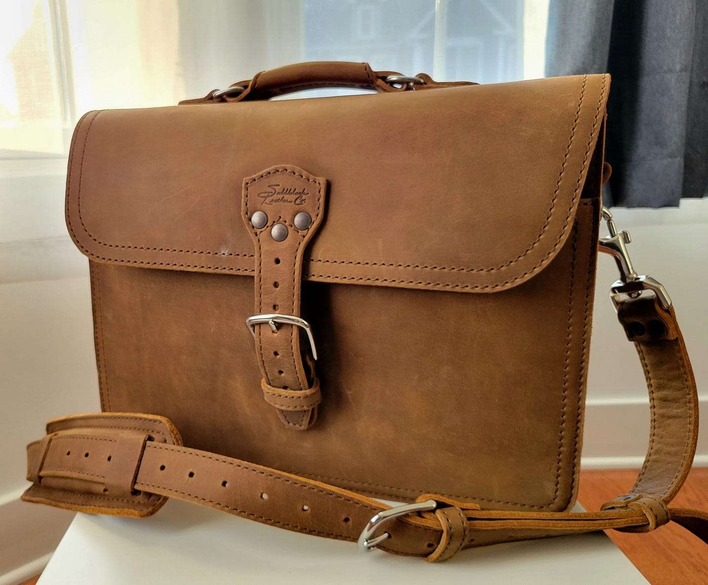 Saddleback Leather — Fourteener Thin Leather Briefcase