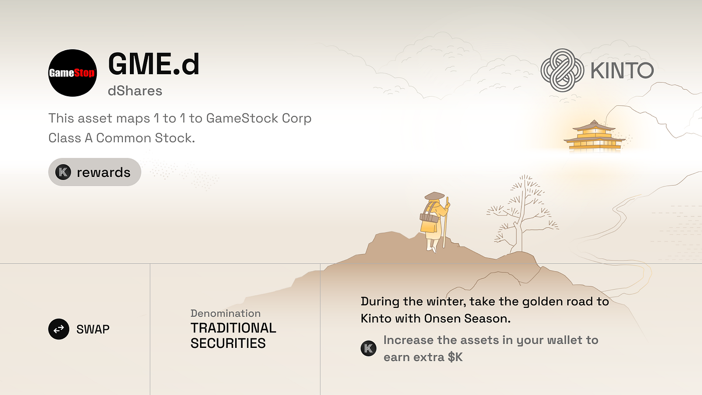 Kinto Launches GME, the stock of GameStop Corp | by Kinto | Kinto | Medium