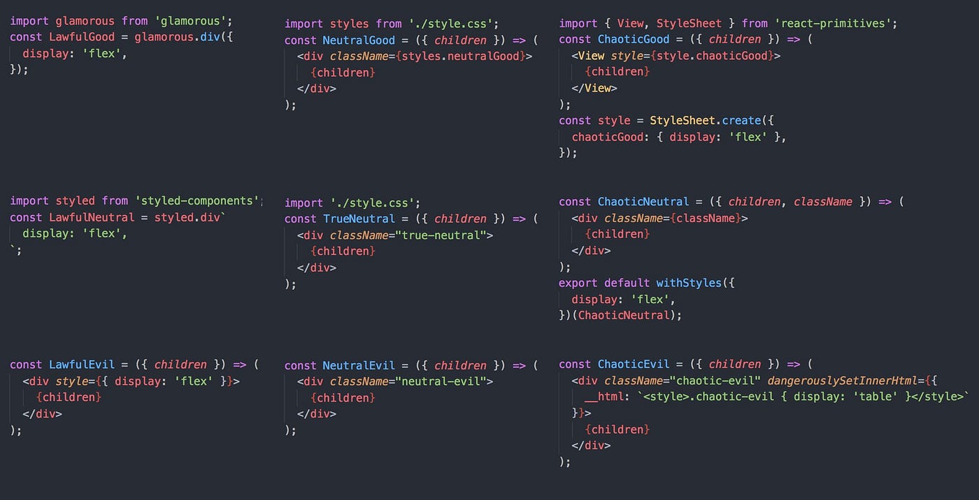 CSS-to-JS. Not IN but TO. That is the difference? | by Anton Korzunov |  ITNEXT
