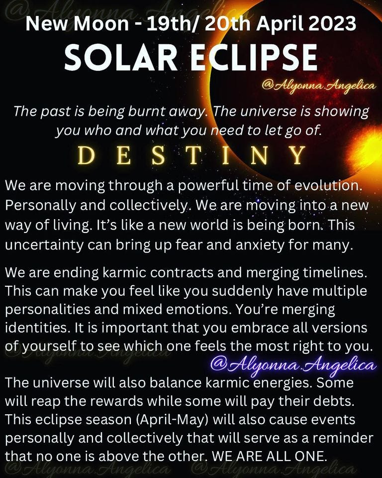 Rare Hybrid Solar Eclipse 20 April Supports High Frequencies | by 