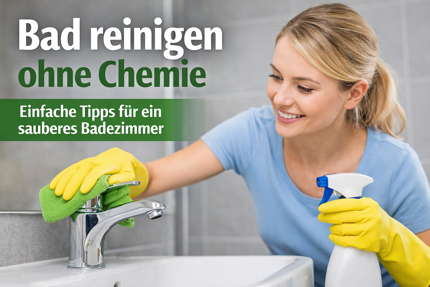 Bad reinigen ohne Chemie — einfache und effektive Methoden