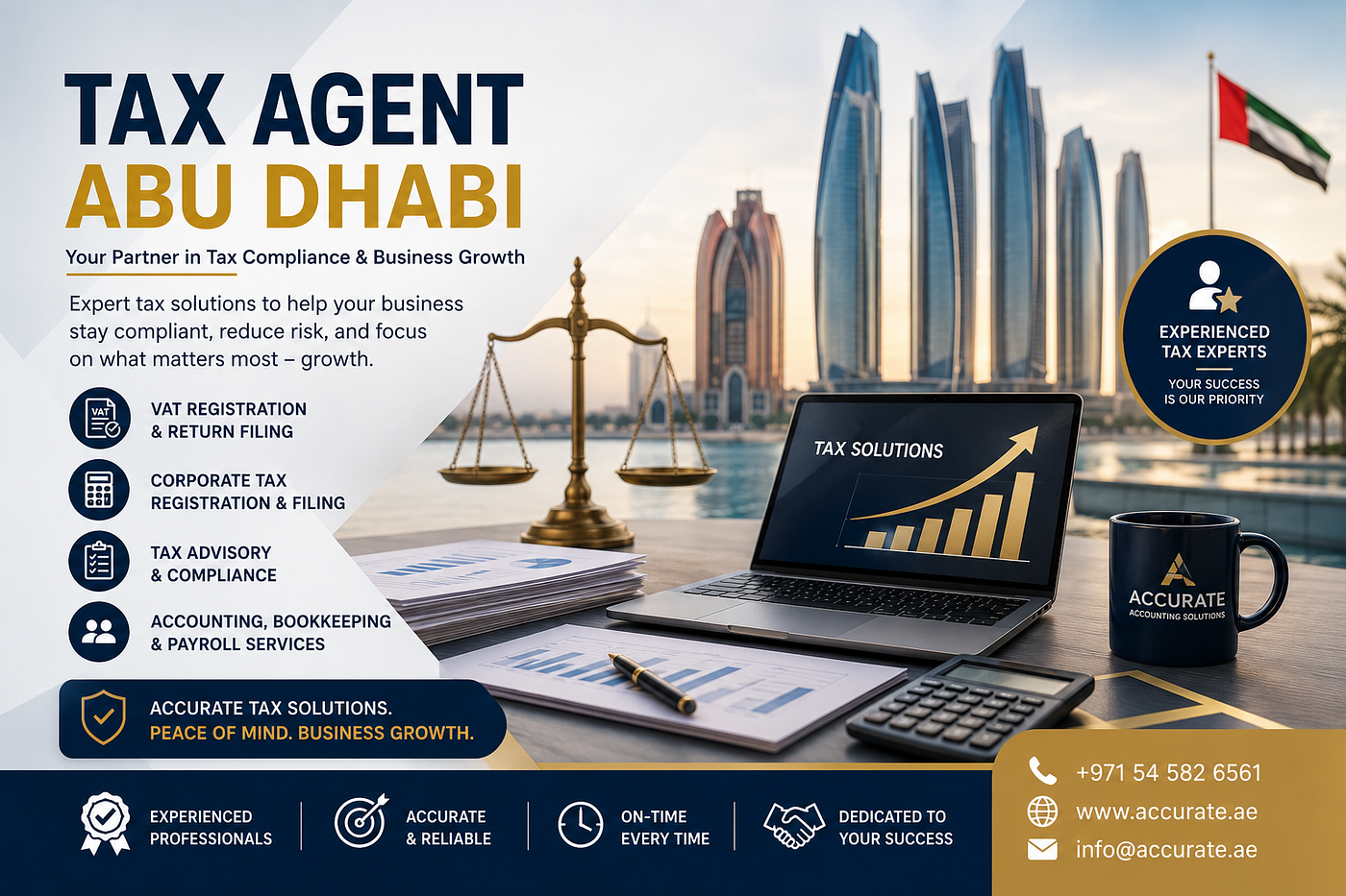 Why Hiring a Tax Agent in Abu Dhabi Can Save Your Business Time and Money