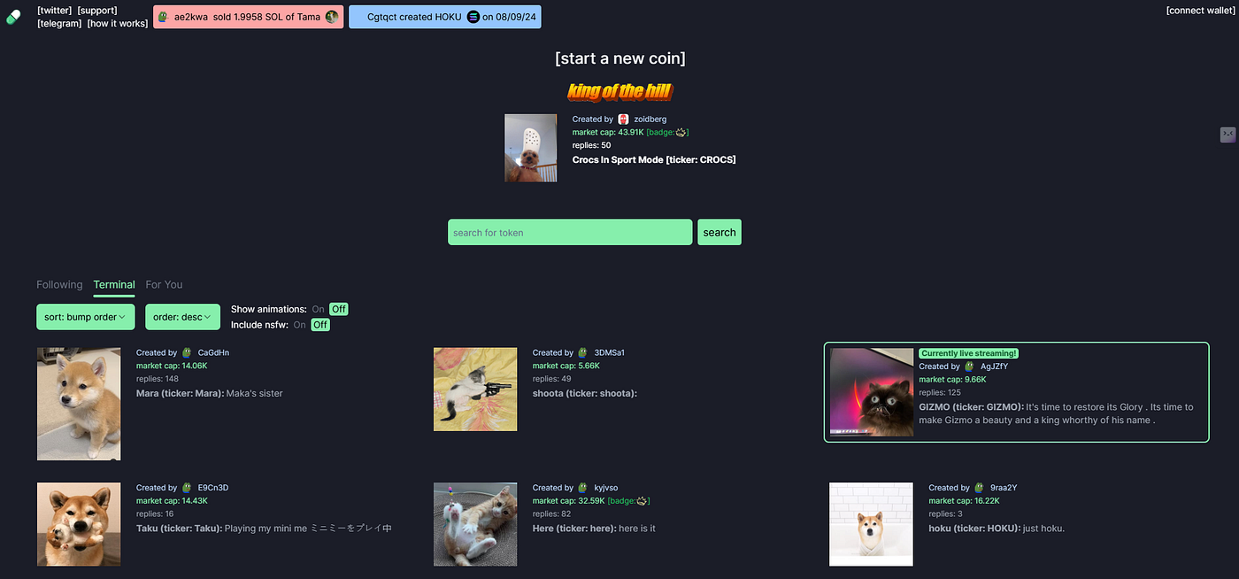 Explaining Pump.fun: Launching and Trading Memecoins (and Building Your Pump .fun Clone) | by Oura Kano | Medium
