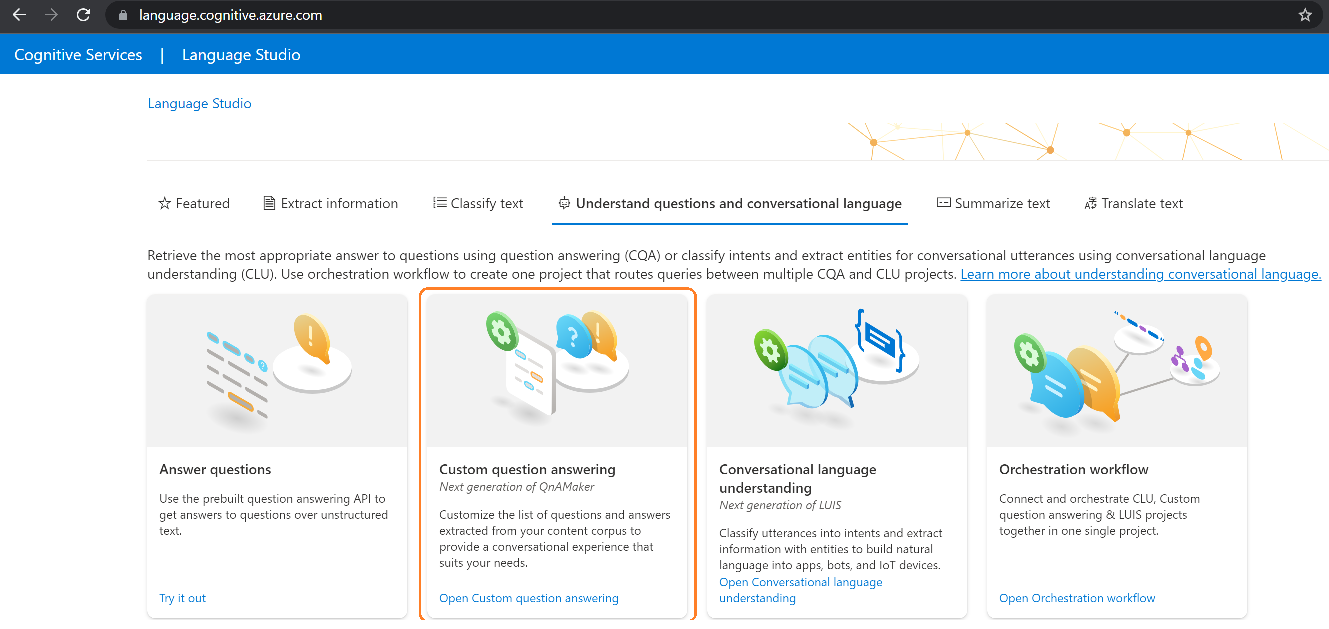 Using Language Studio To Create Custom QnA Maker | by Shweta Lodha | Medium