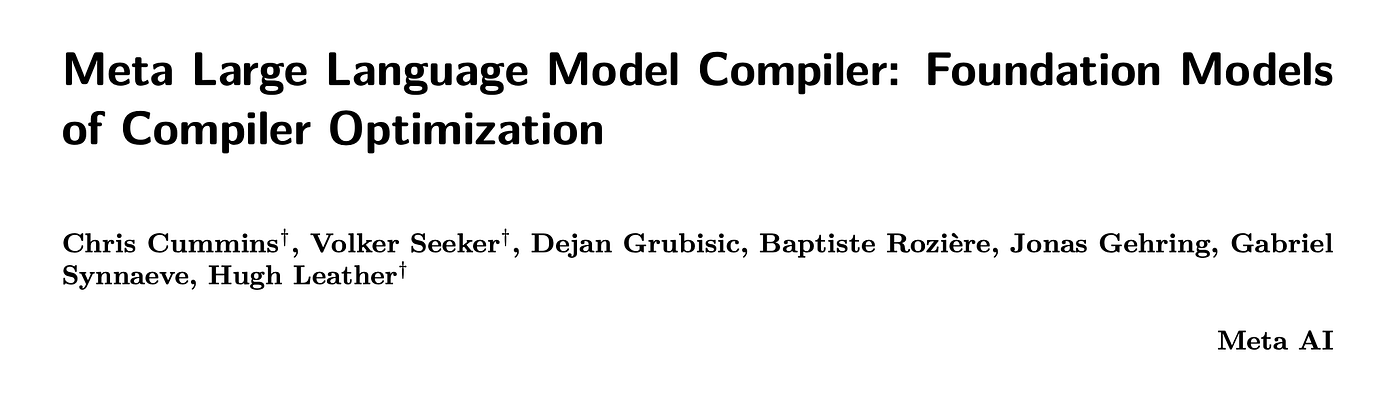 Papers Explained 223: LLM Compiler | by Ritvik Rastogi | Medium