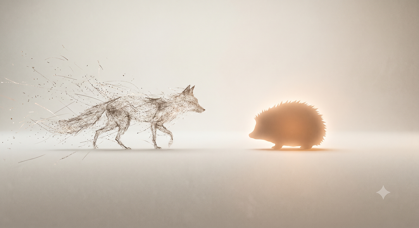 The Fox Knows Many Things. The Hedgehog Knows One Big Thing. I Needed The Hedgehog