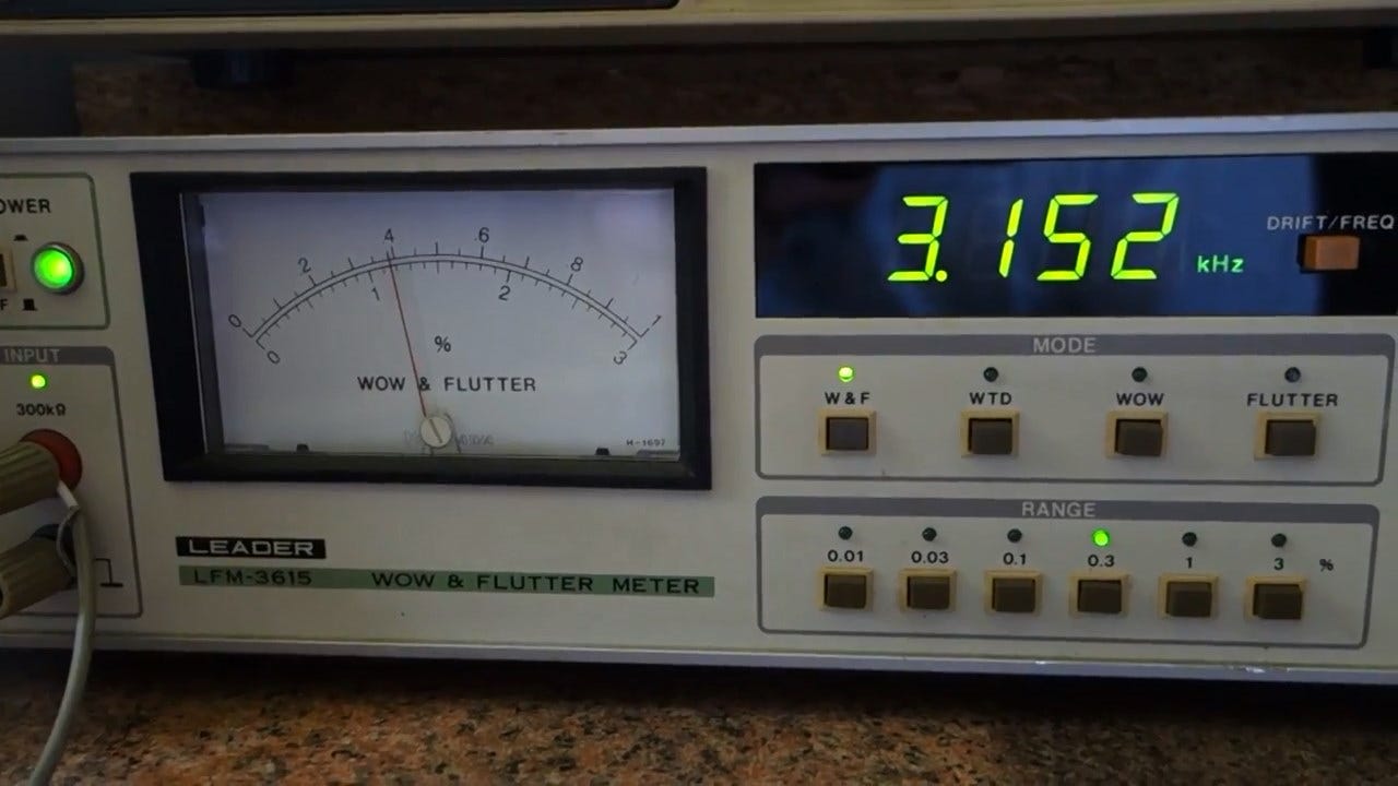 Wow & flutter: what is it, and and how to measure it? | Medium