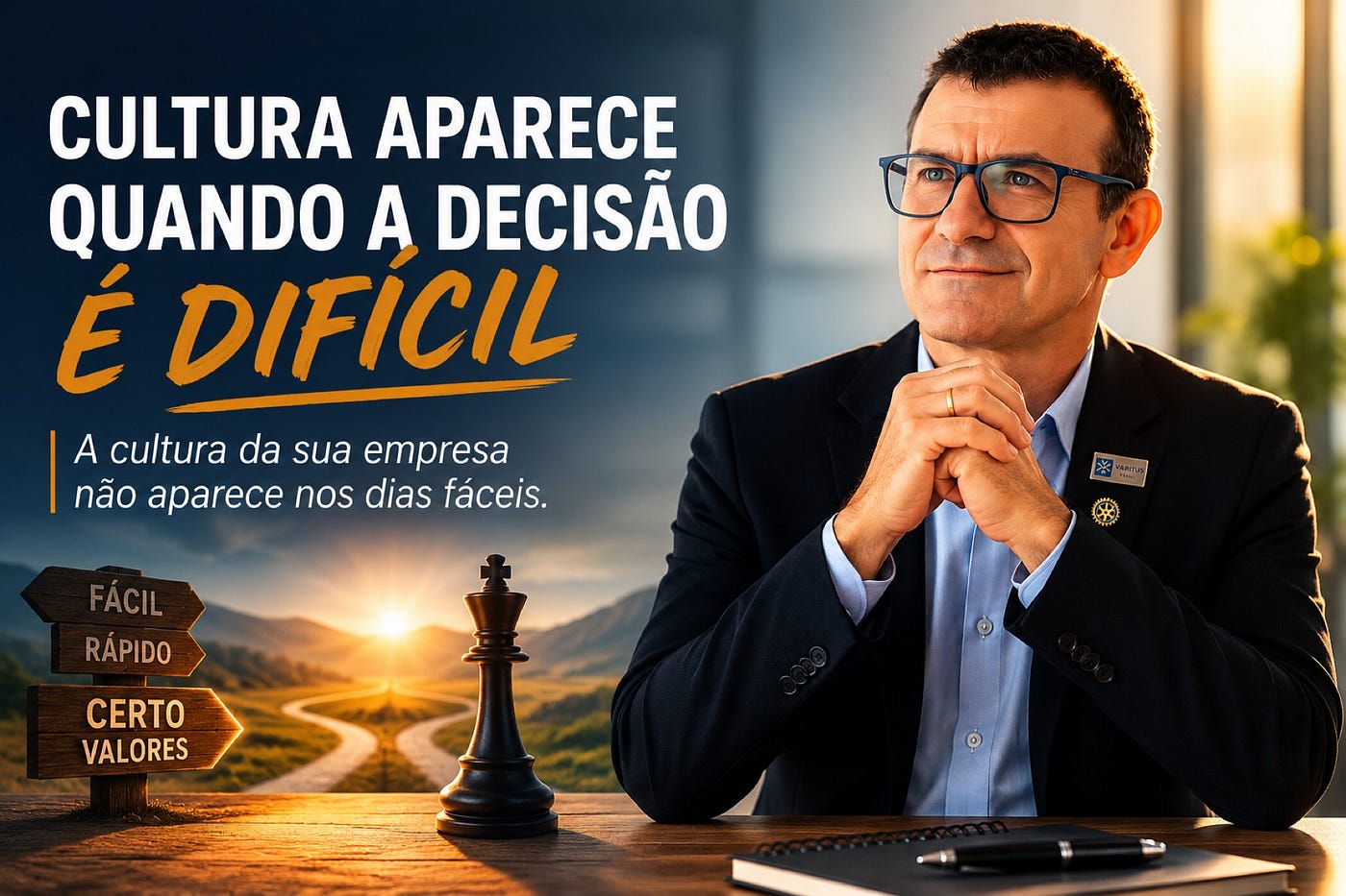 Cultura aparece quando a decisão é difícil