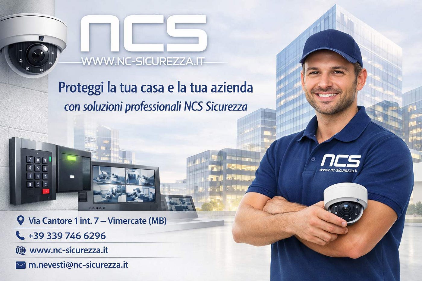 🔒 Monza: NCS Sicurezza introduce nuovi sistemi di videosorveglianza professionale con sopralluogo…