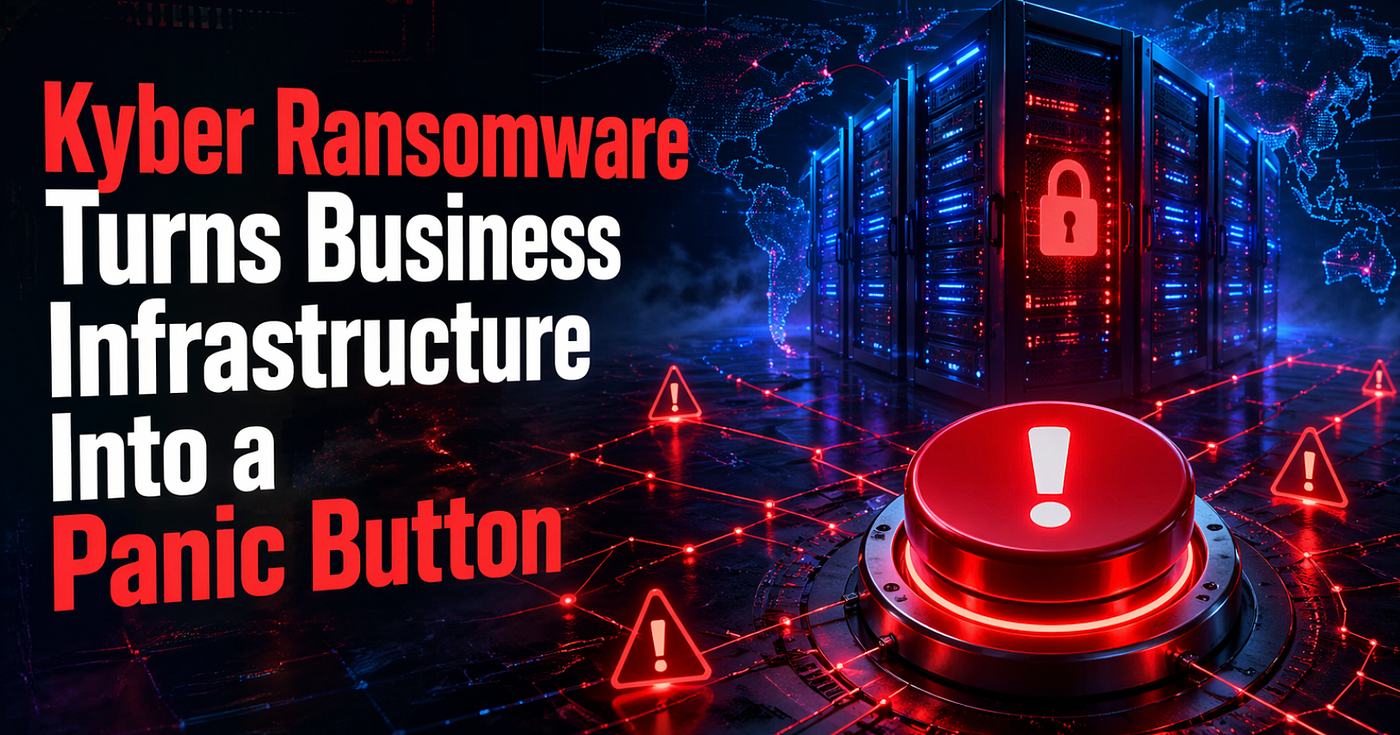Kyber Ransomware Turns Business Infrastructure Into a Panic Button