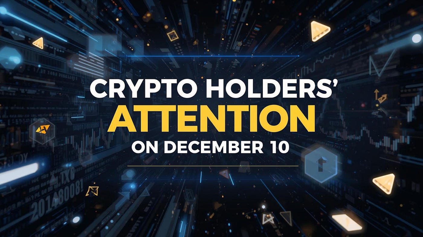 Crypto Holders: The December 10th Deadline You Need to Know About | by  Blend Visions | Coinmonks | Medium