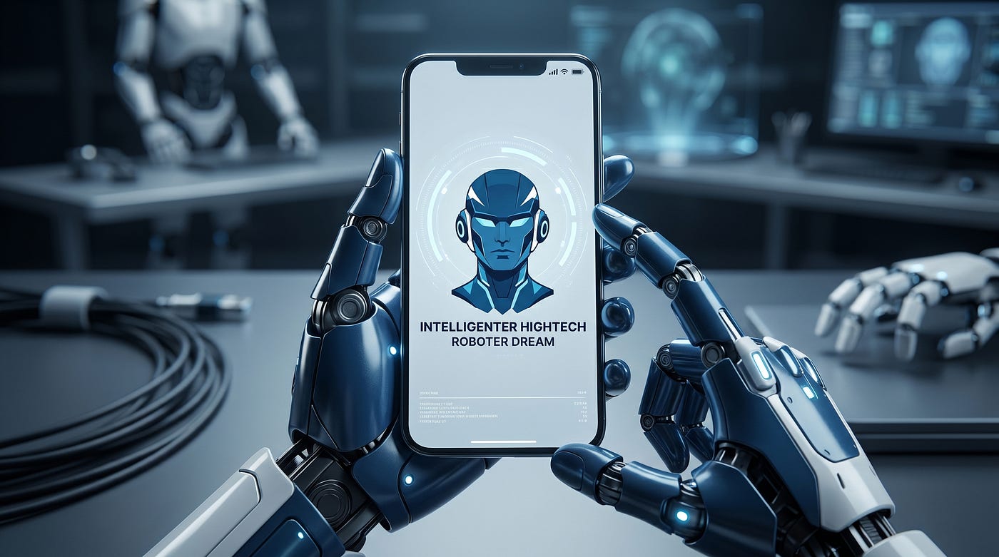 Intelligenter Hightech-Roboter Dream: LLMs für Finanzanalysen nutzen