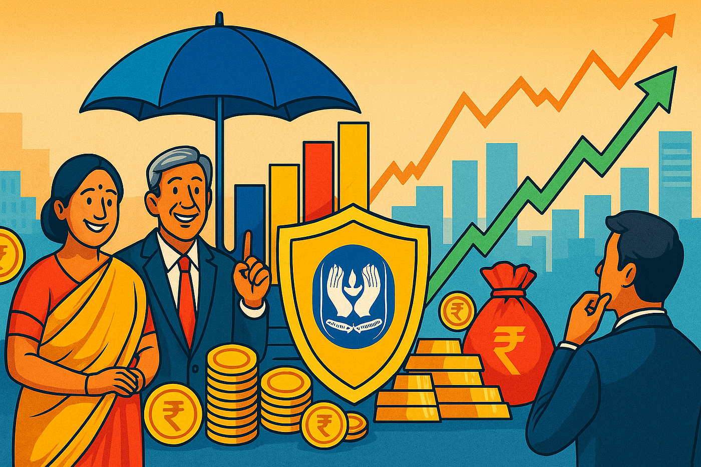 LIC just life secure or are the investor’s Wallets?
