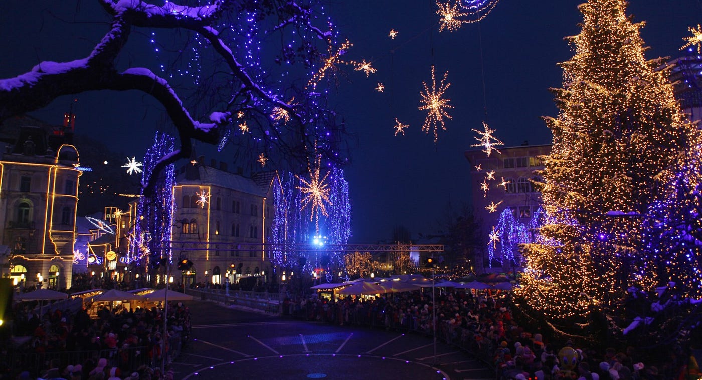 La magia di Lubiana a dicembre, per un Natale e un Capodanno indimenticabili