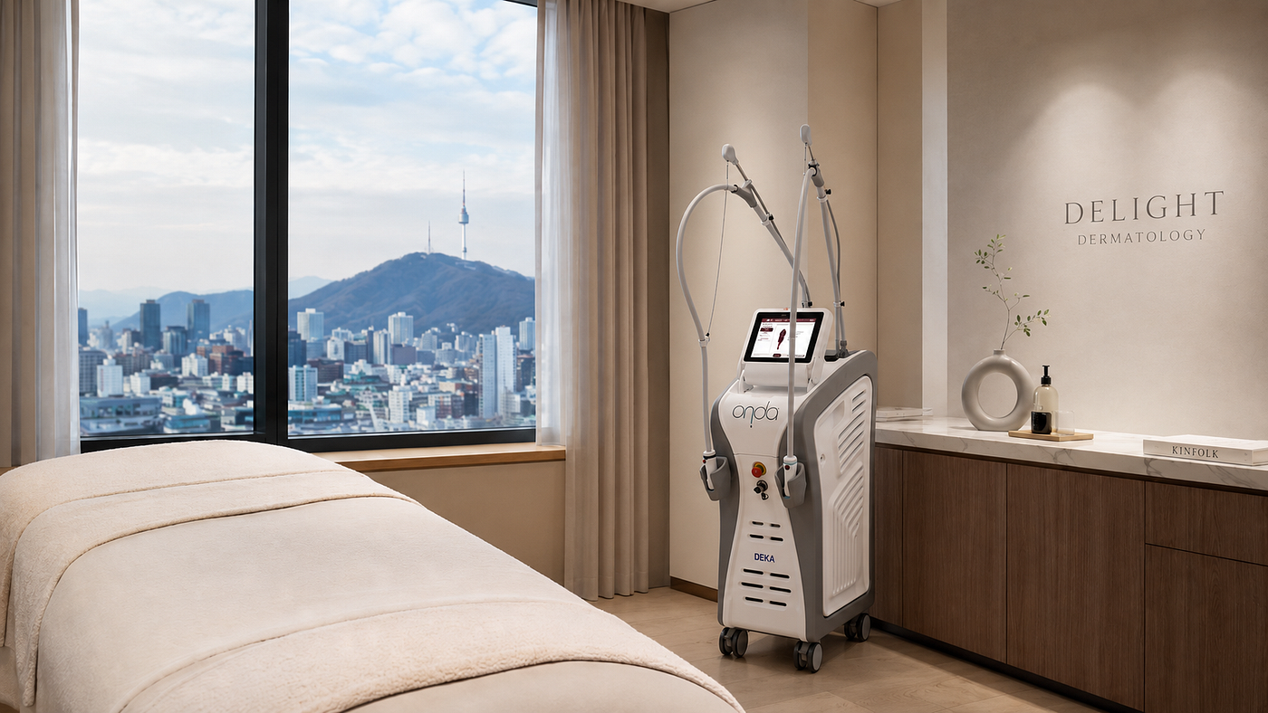 A premium clinical setting for patients considering non-surgical body contouring in Seoul.