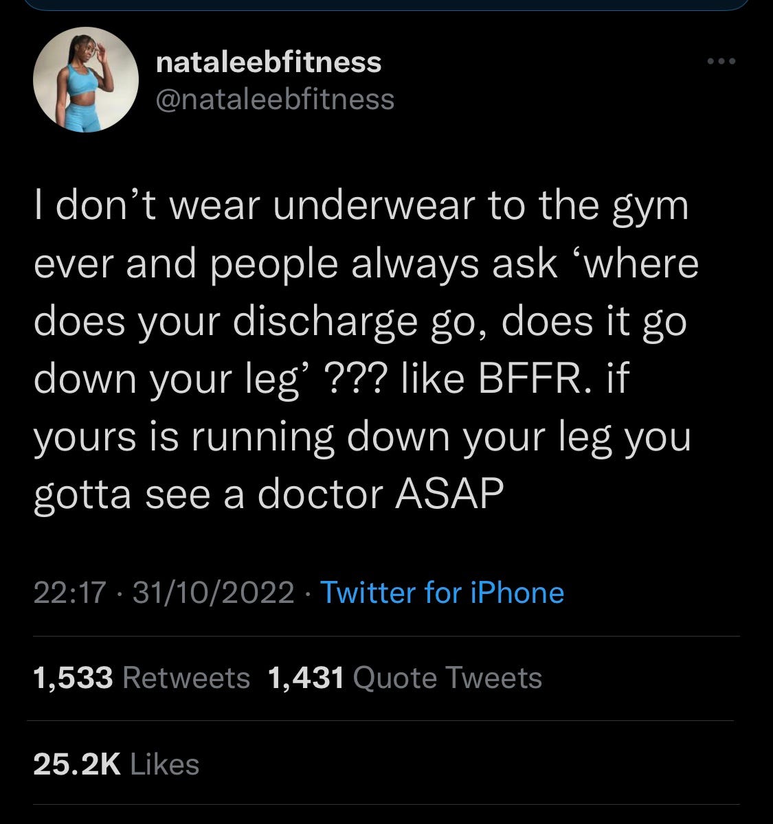 Women Are No Longer Wearing Underwear in the Gym and It's