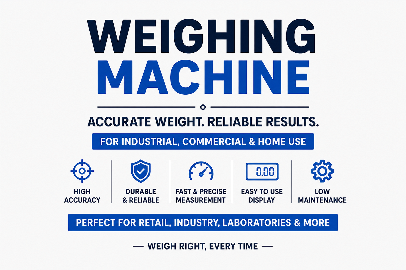 Weighing Machine: Accurate and Reliable Solutions for Every Industry
