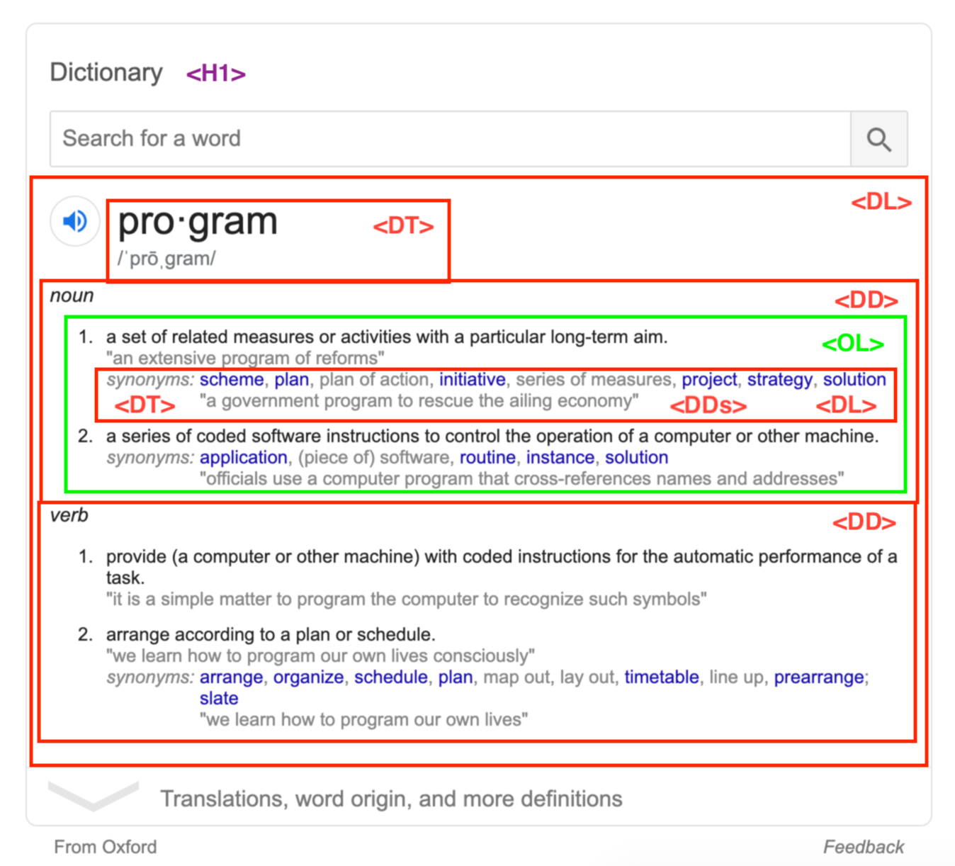 Start to Finish: Let's Build Google's Dictionary Widget | by Robert Mion |  Better Programming
