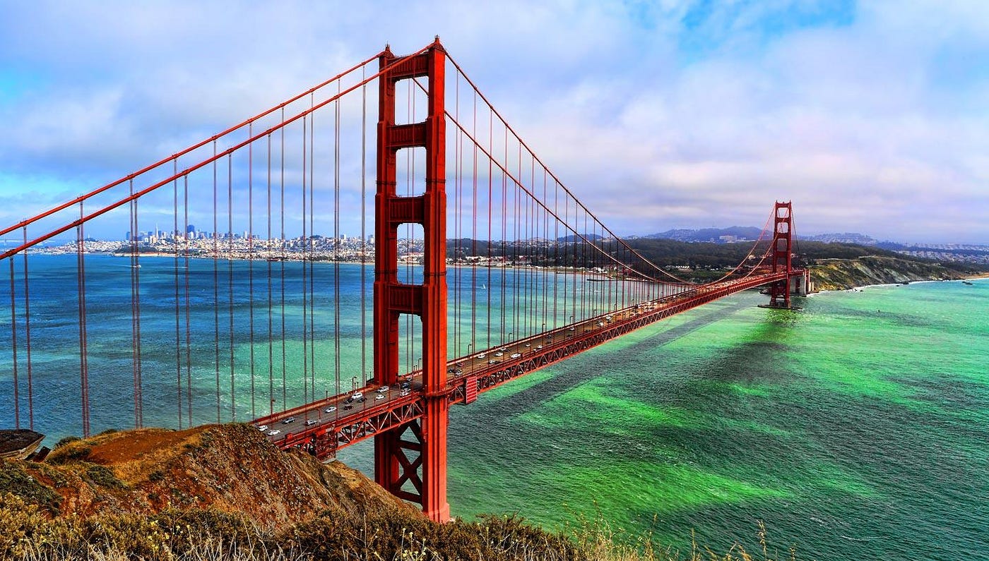 San Francisco's ambitious new Golden Gate Bridge, San Francisco